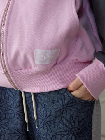 ColorBlock High-Neck Track Jacket_Pink