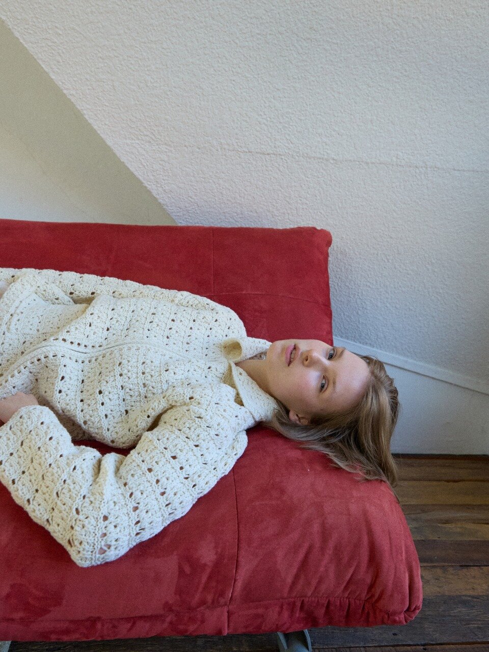 Cozy Crochet Zip-up Cardigan_Cream