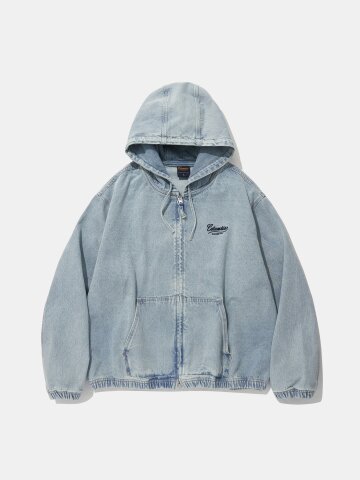 NY STREET TAIL DENIM ZIP-UP JACKET_LIGHT JEAN