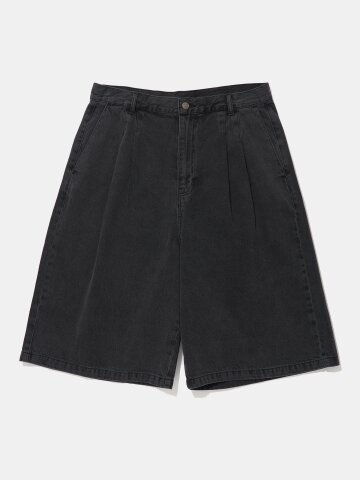 TWOTUCK DENIM BERMUDA SHORTS PANTS_GRAY JEAN