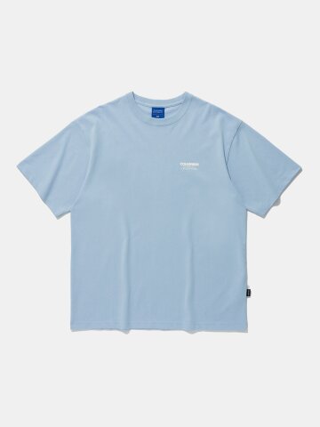 BACK LOGO S/S T-SHIRTS_LIGHT BLUE