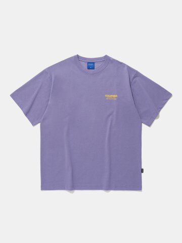BACK LOGO S/S T-SHIRTS_LIGHT VIOLET