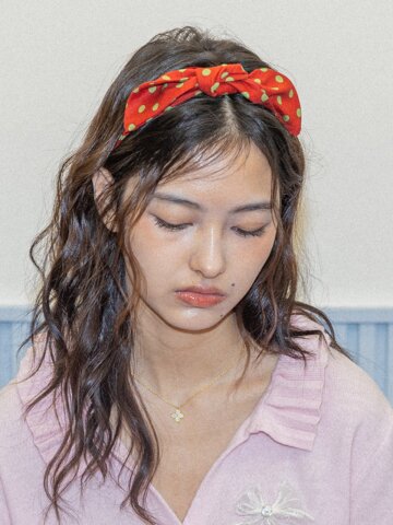 DD_Candy dot scarf_RED