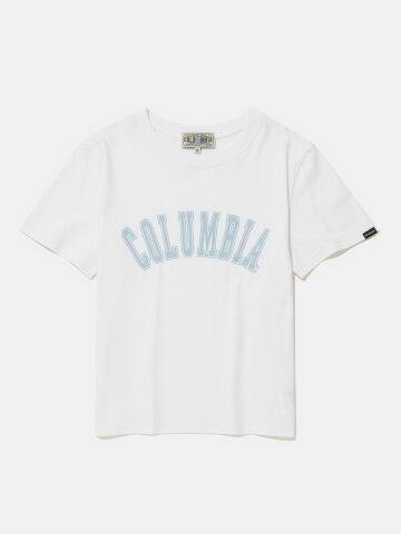 CU ARCH WOMEN SLIM-FIT S/S T-SHIRTS_WHITE