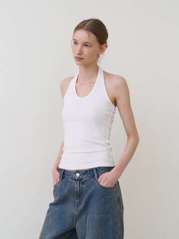 [2pack] 1+1 홀터넥 슬리브리스