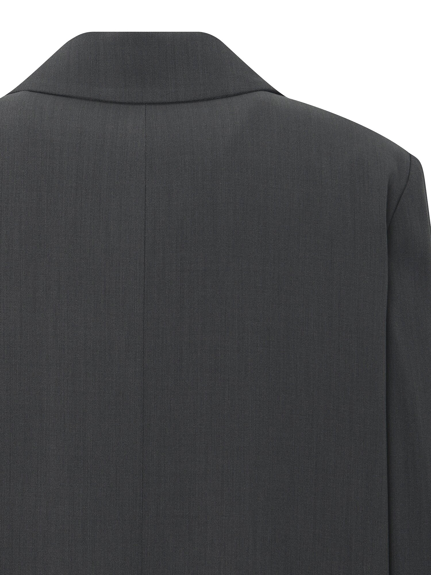 원 버튼 싱글 테일러드 재킷 (DARK GREY)