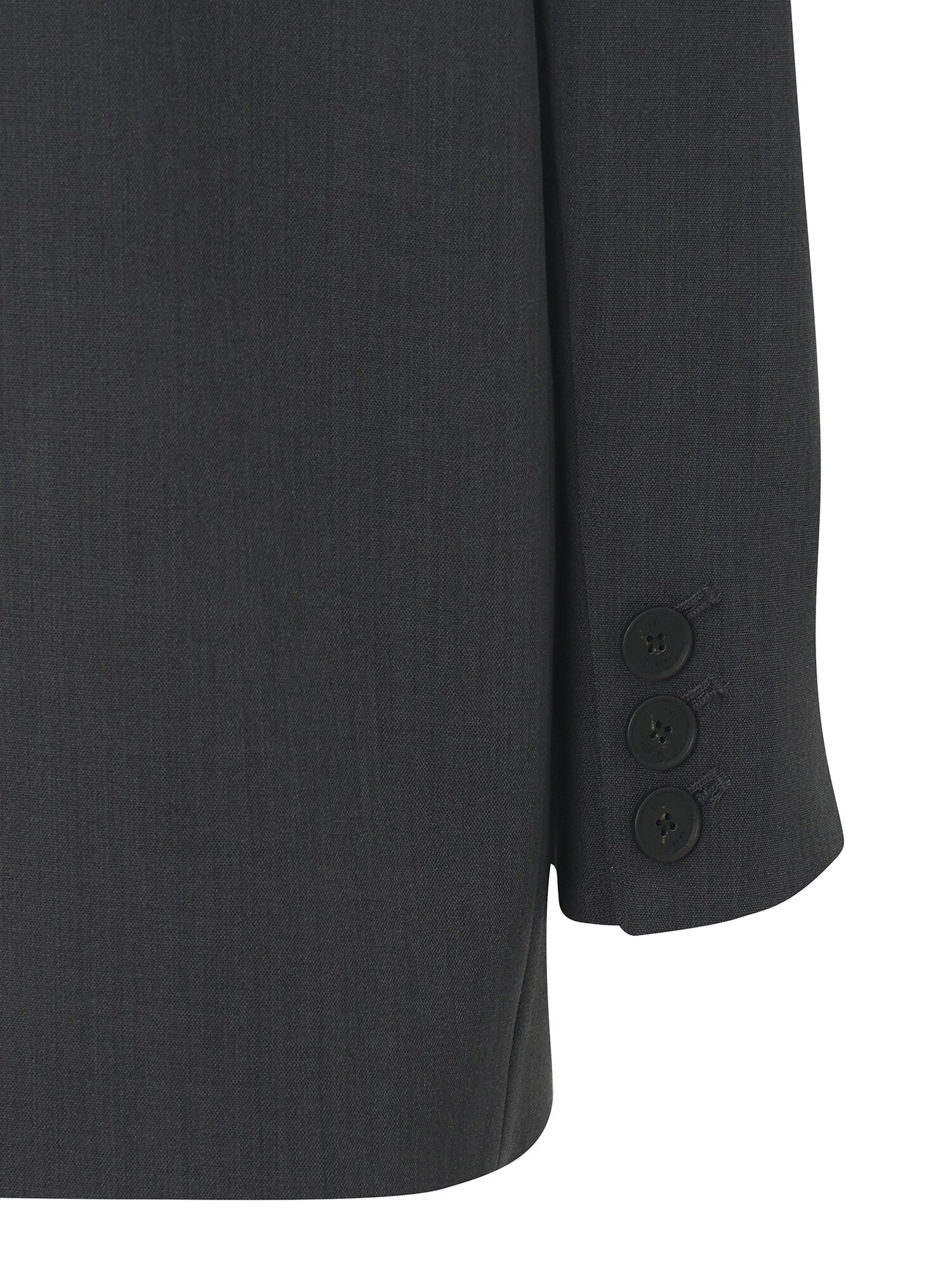 원 버튼 싱글 테일러드 재킷 (DARK GREY)