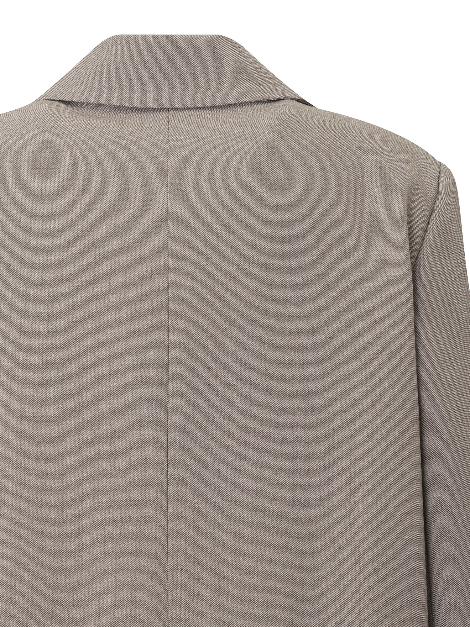 원 버튼 싱글 테일러드 재킷 (BEIGE)