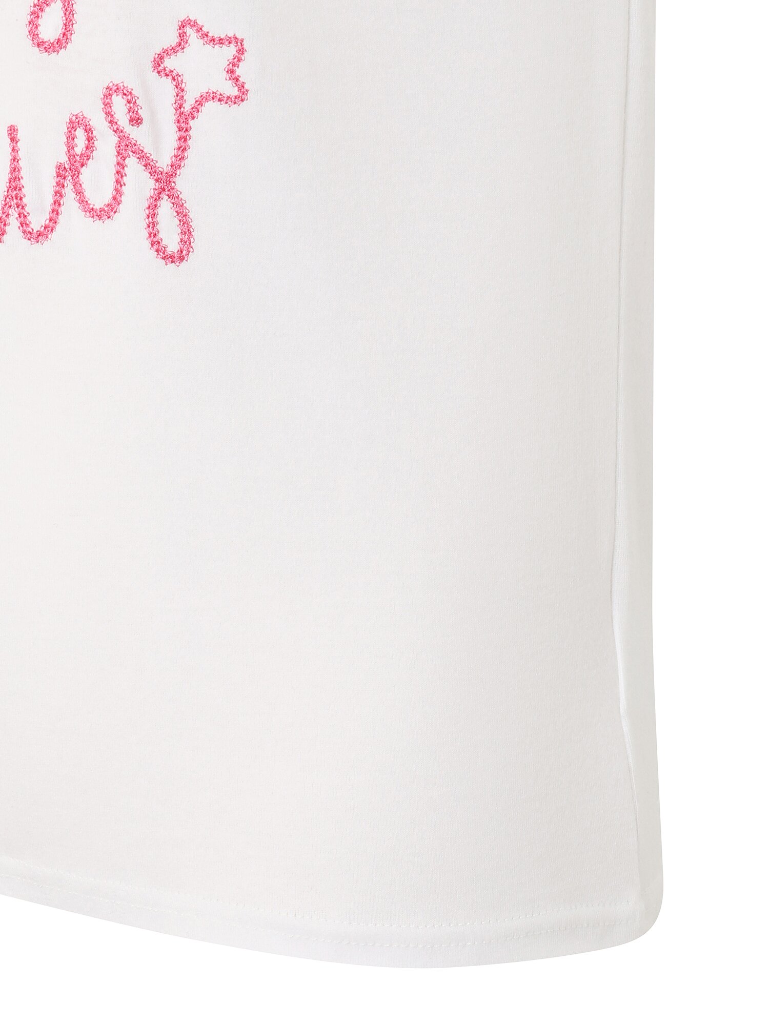 체인자수 라운드넥 티셔츠 (WHITE)