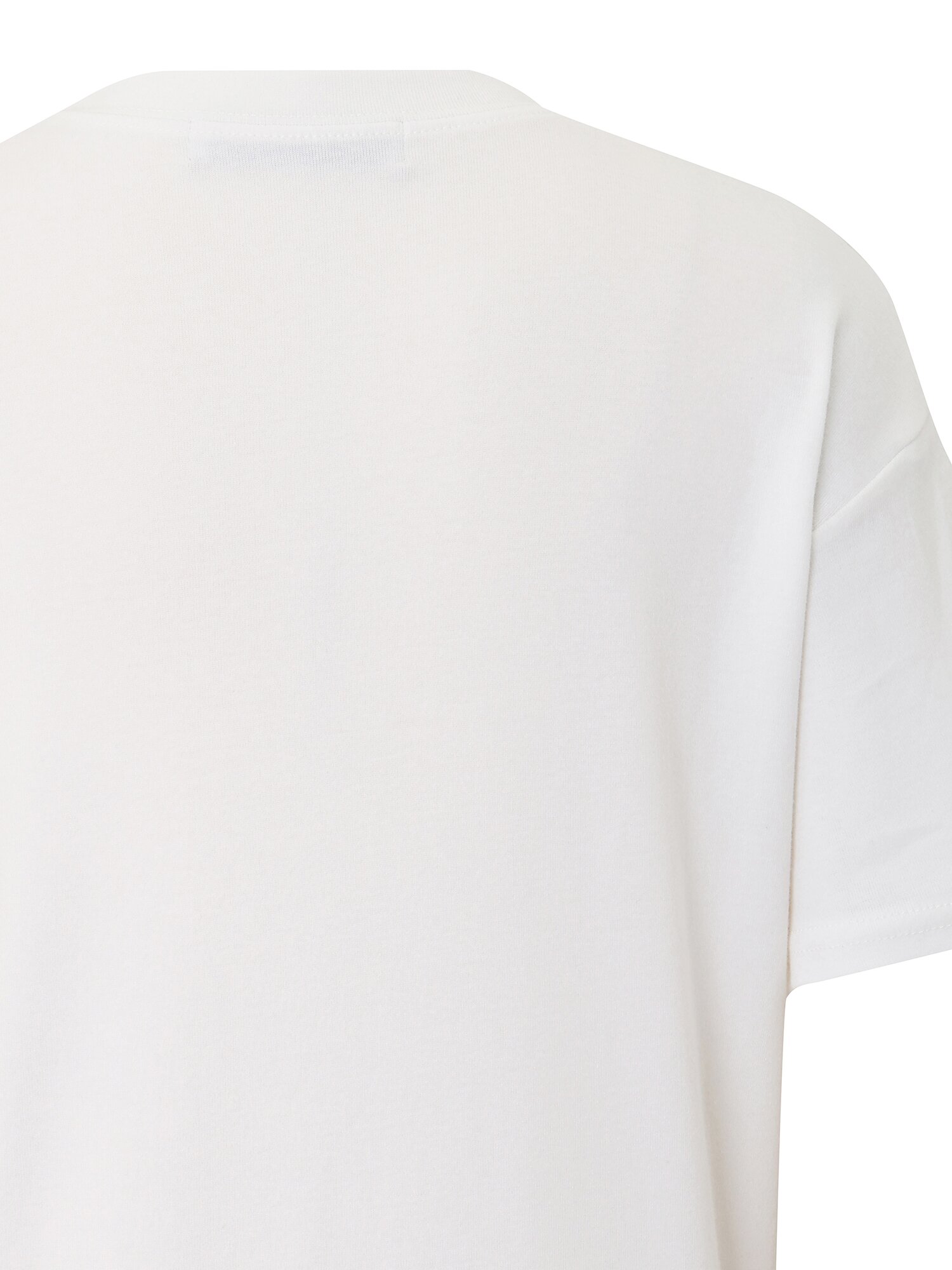 체인자수 라운드넥 티셔츠 (WHITE)