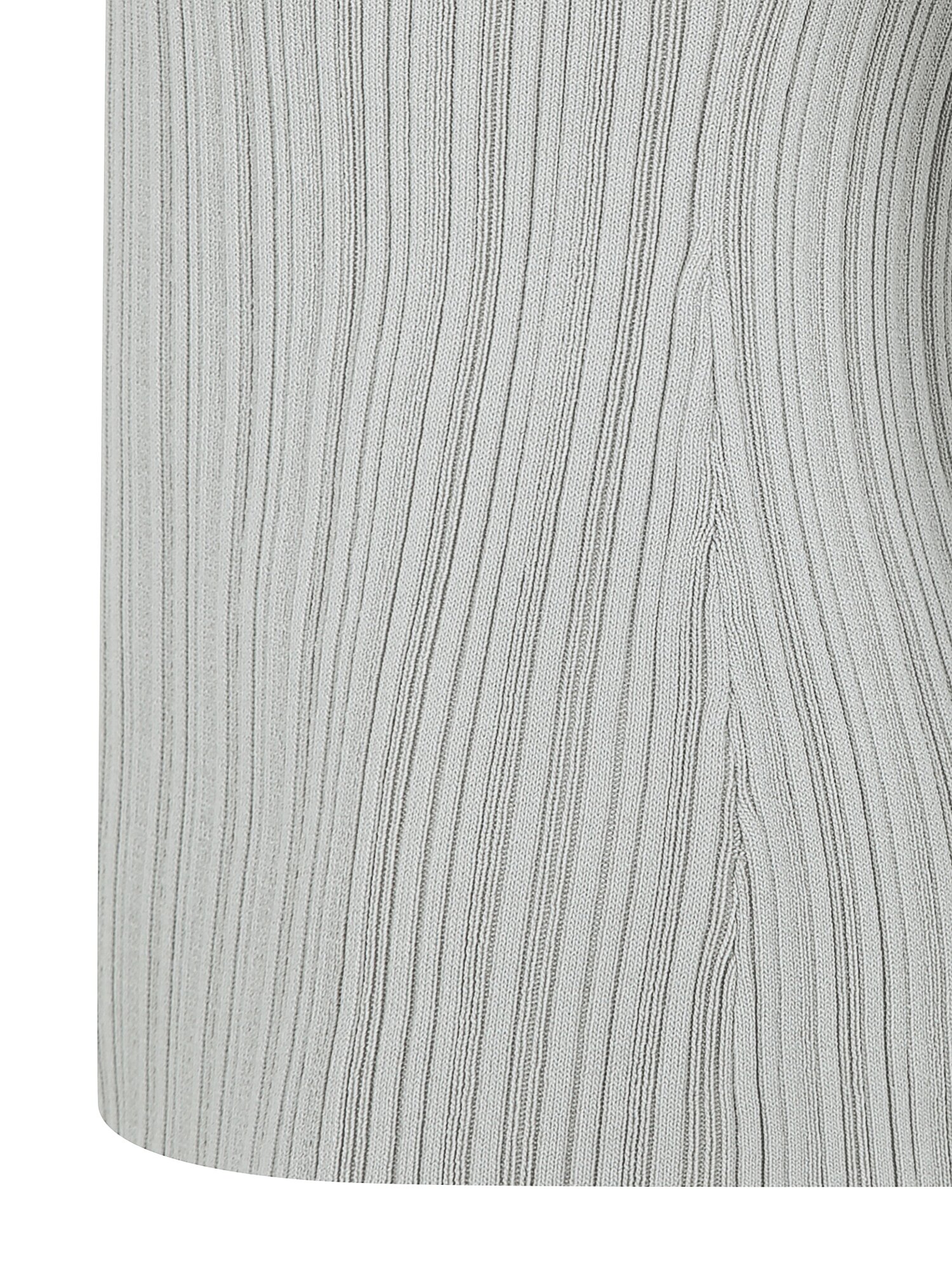 슬림핏 골지 하프넥 풀오버 니트 (LIGHT KHAKI)