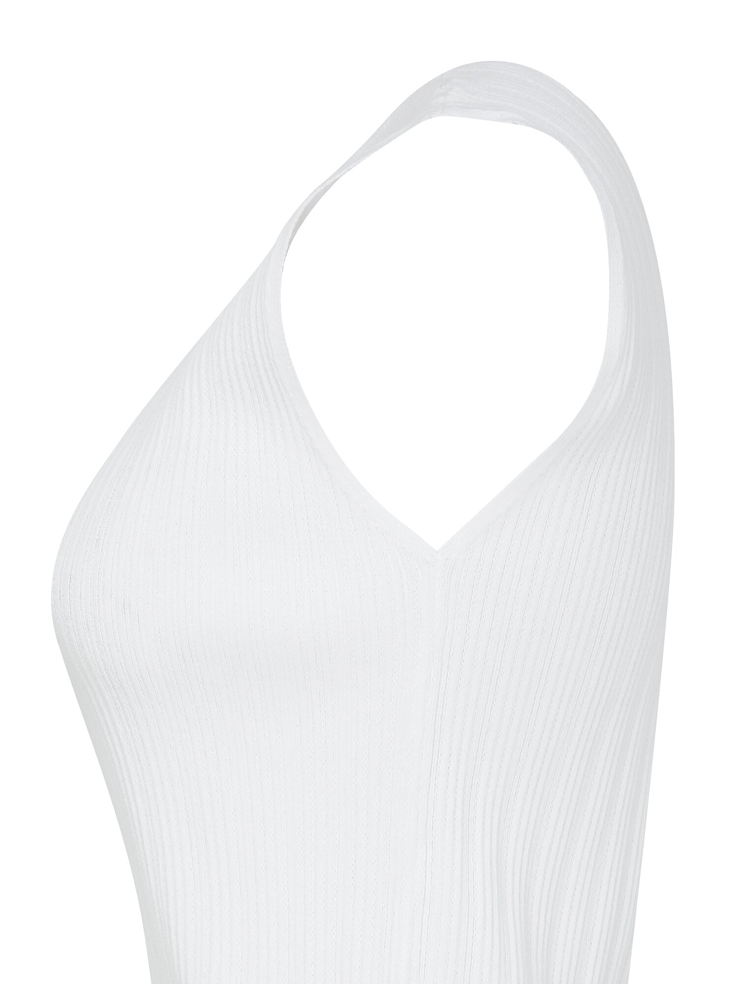 골지 투웨이 슬리브리스 니트 (IVORY)