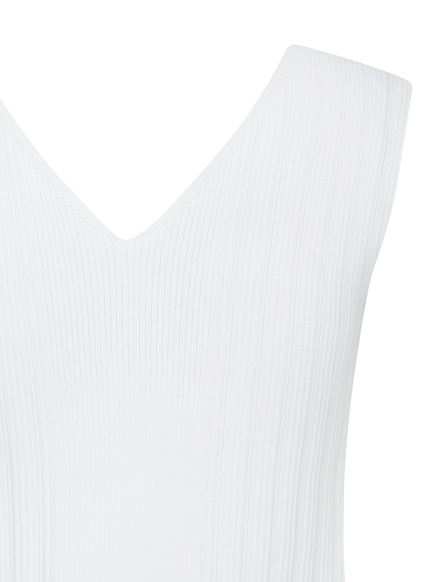 골지 투웨이 슬리브리스 니트 (IVORY)