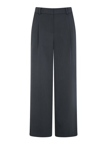 원턱 사이드 밴딩 와이드 팬츠 