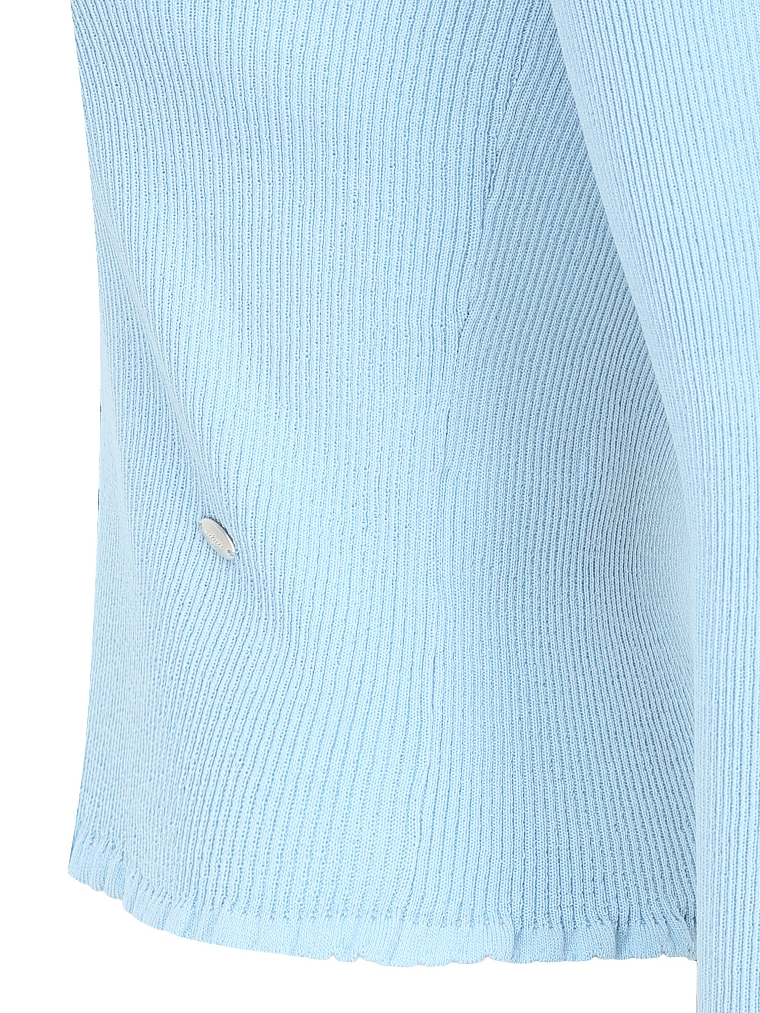 골지 스캘럽 라운드넥 가디건 (BLUE)
