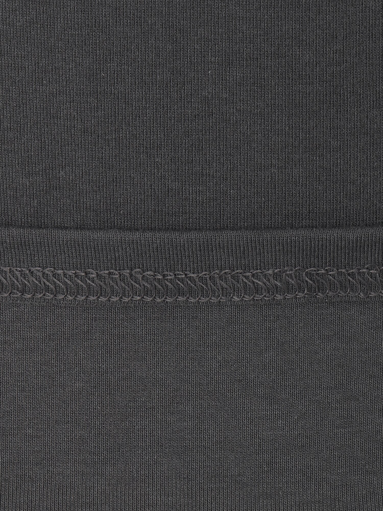 체인자수 라운드넥 티셔츠 (DARK GREY)