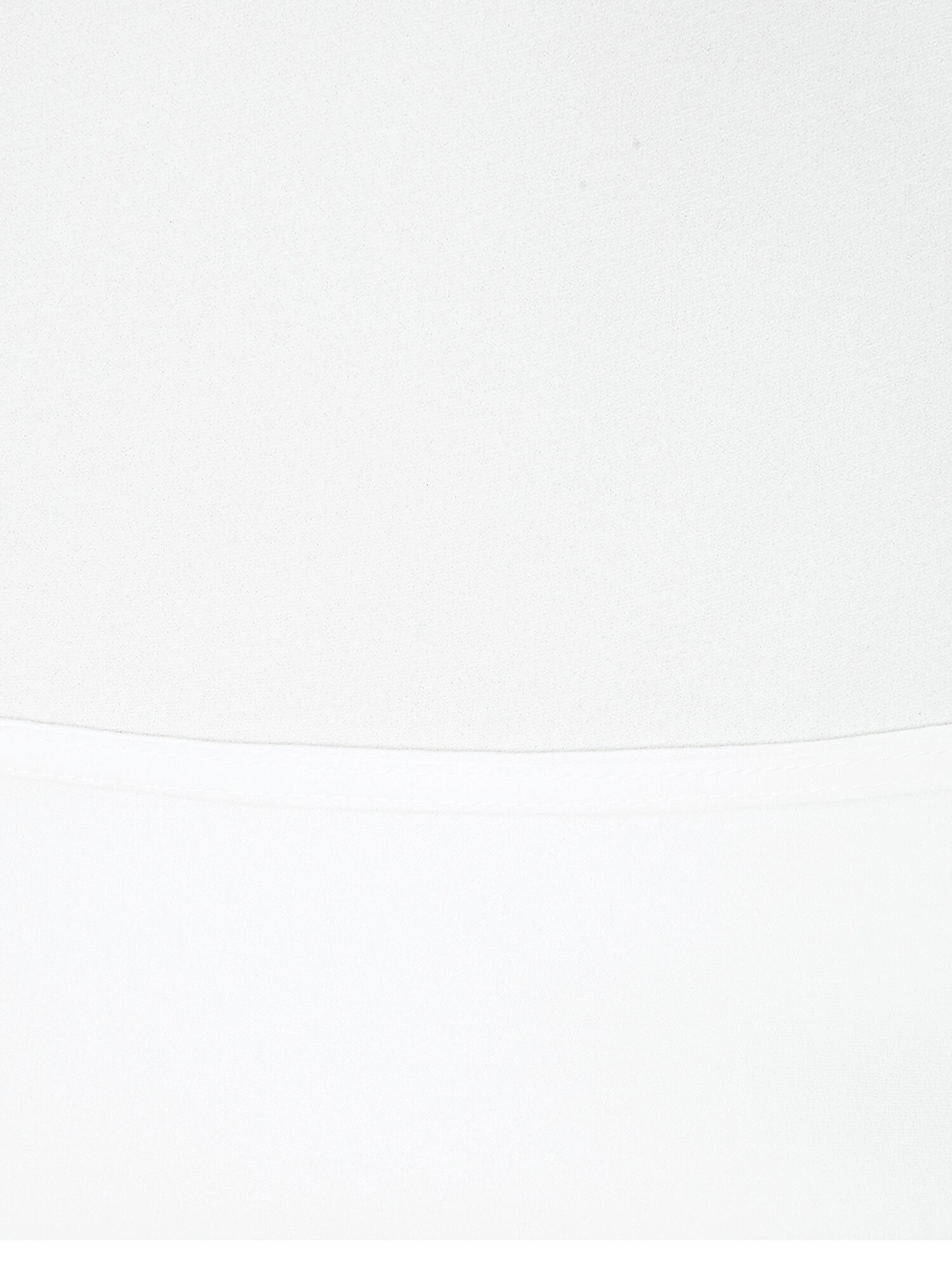 배색 캡 슬리브 블라우스 (IVORY)