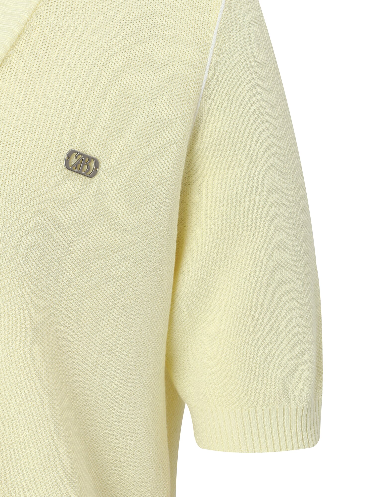 레이어드 브이넥 풀오버 니트 (YELLOW)