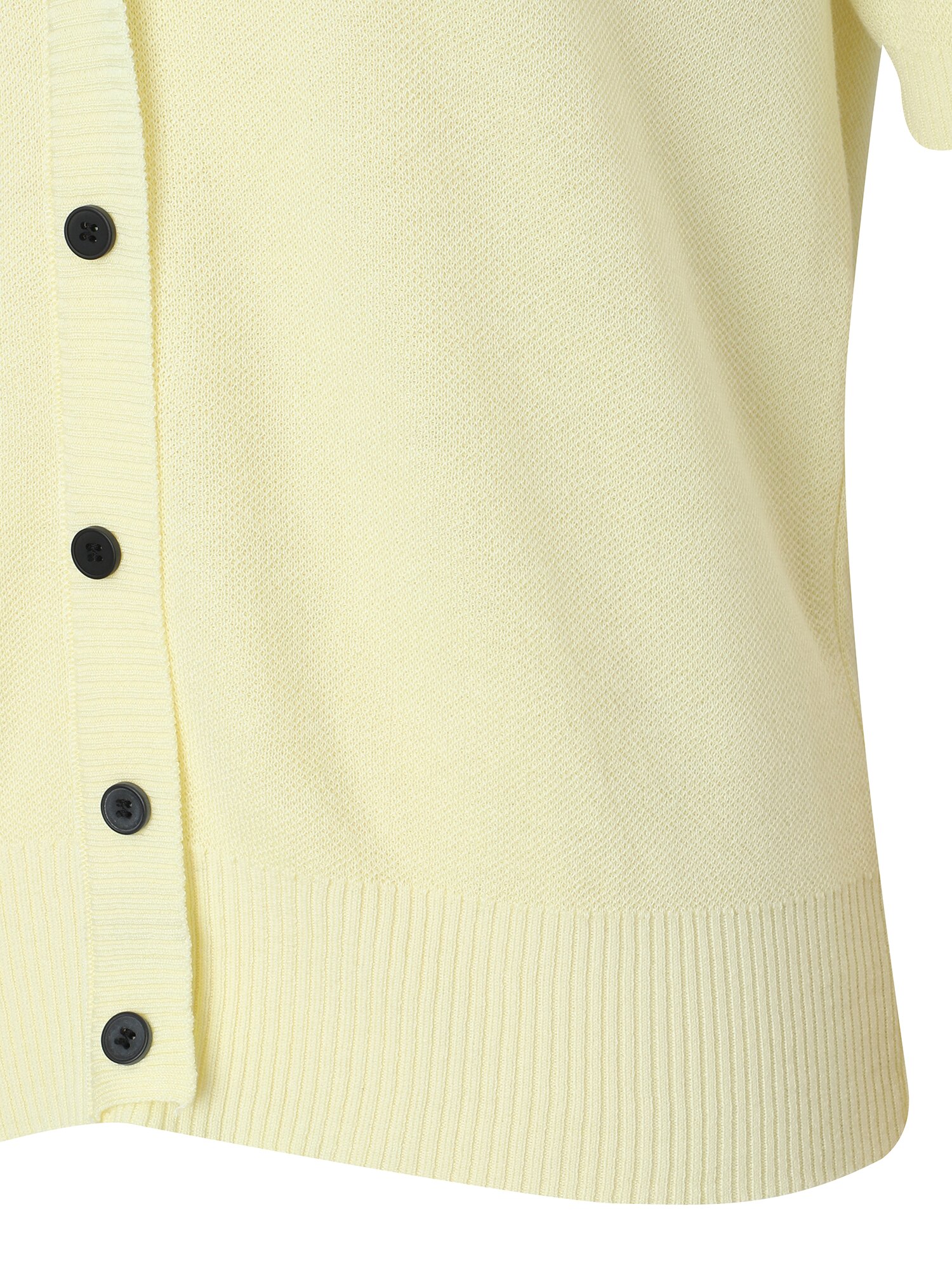 레이어드 브이넥 풀오버 니트 (YELLOW)