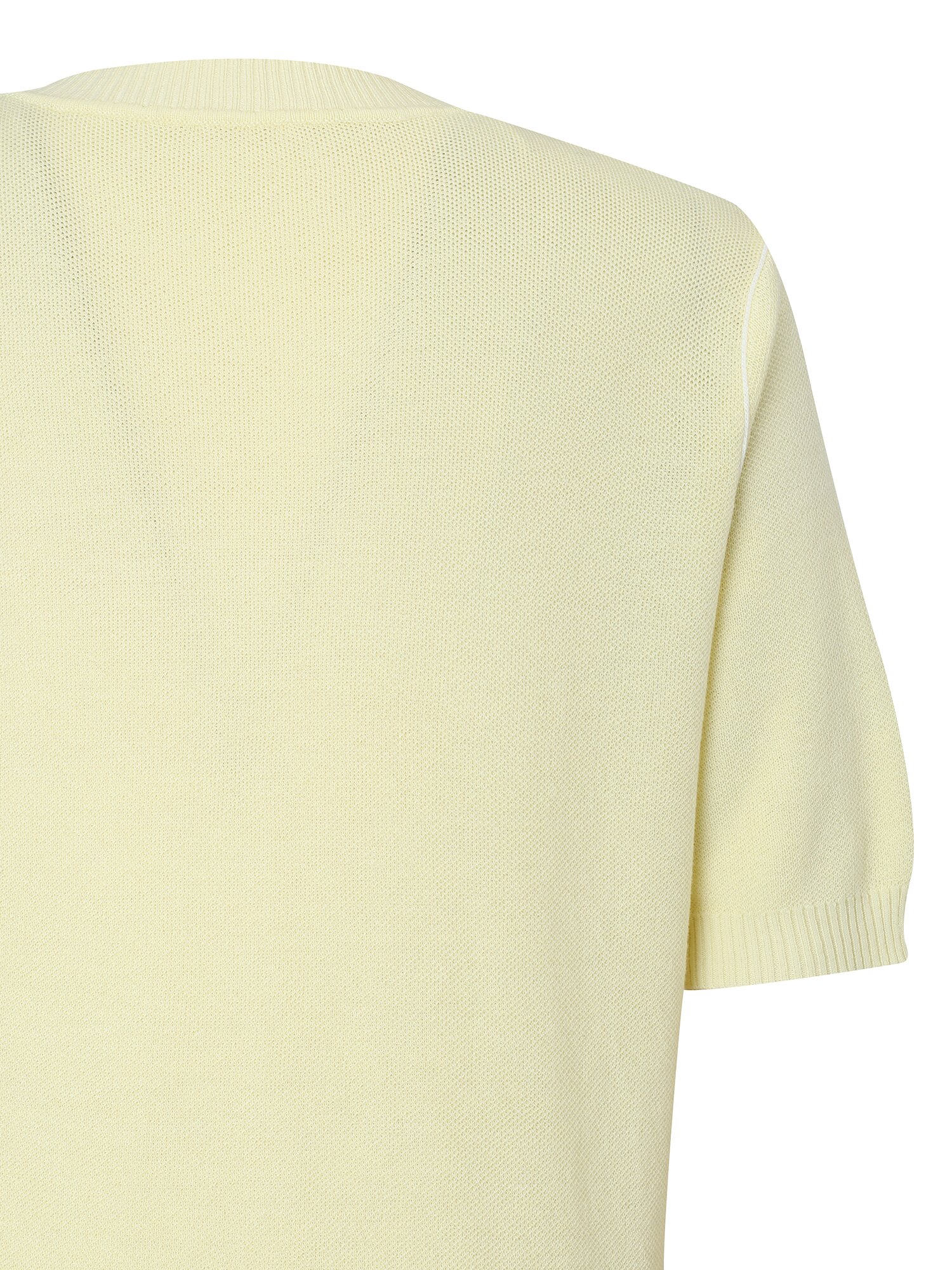 레이어드 브이넥 풀오버 니트 (YELLOW)