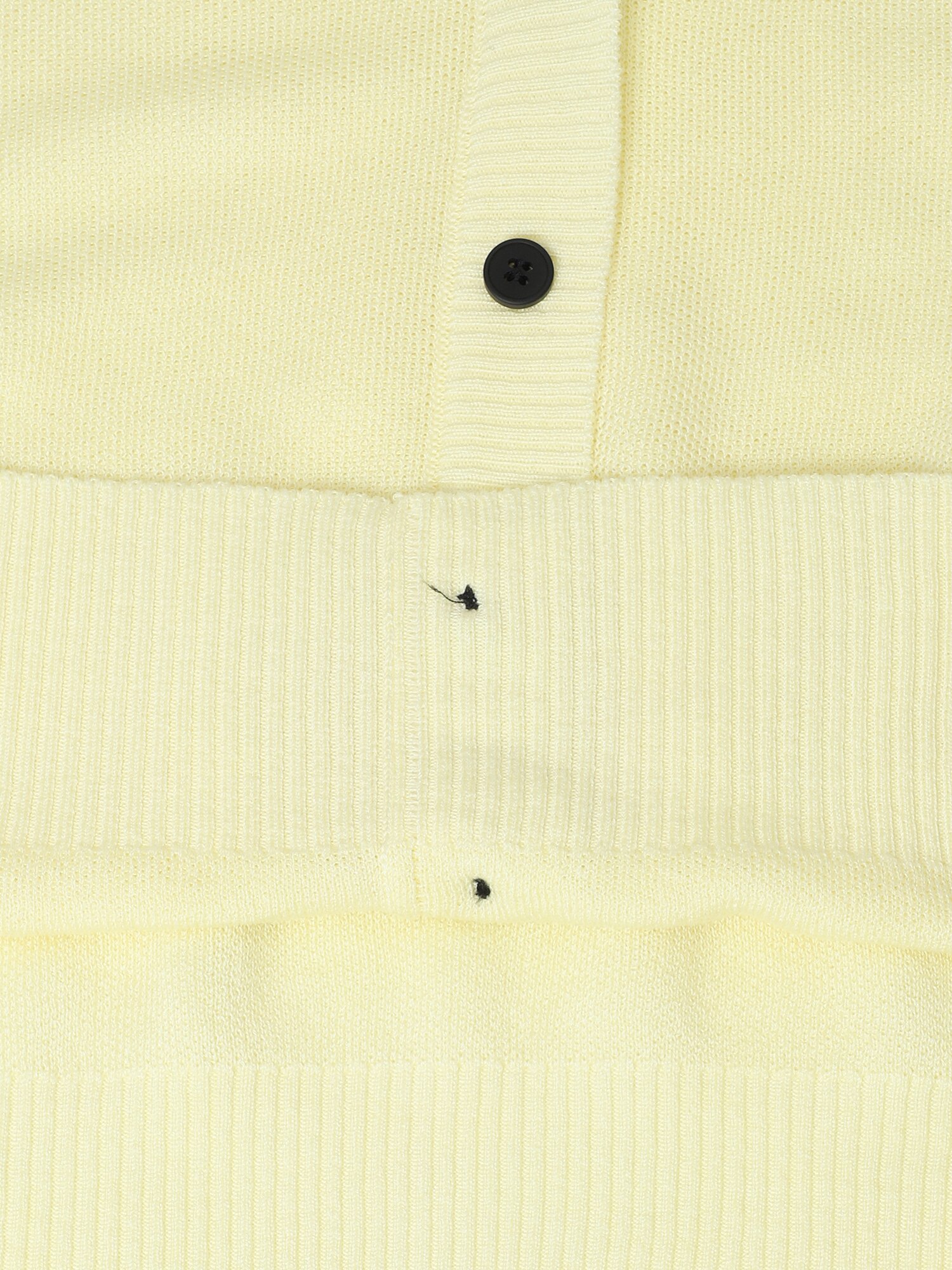 레이어드 브이넥 풀오버 니트 (YELLOW)