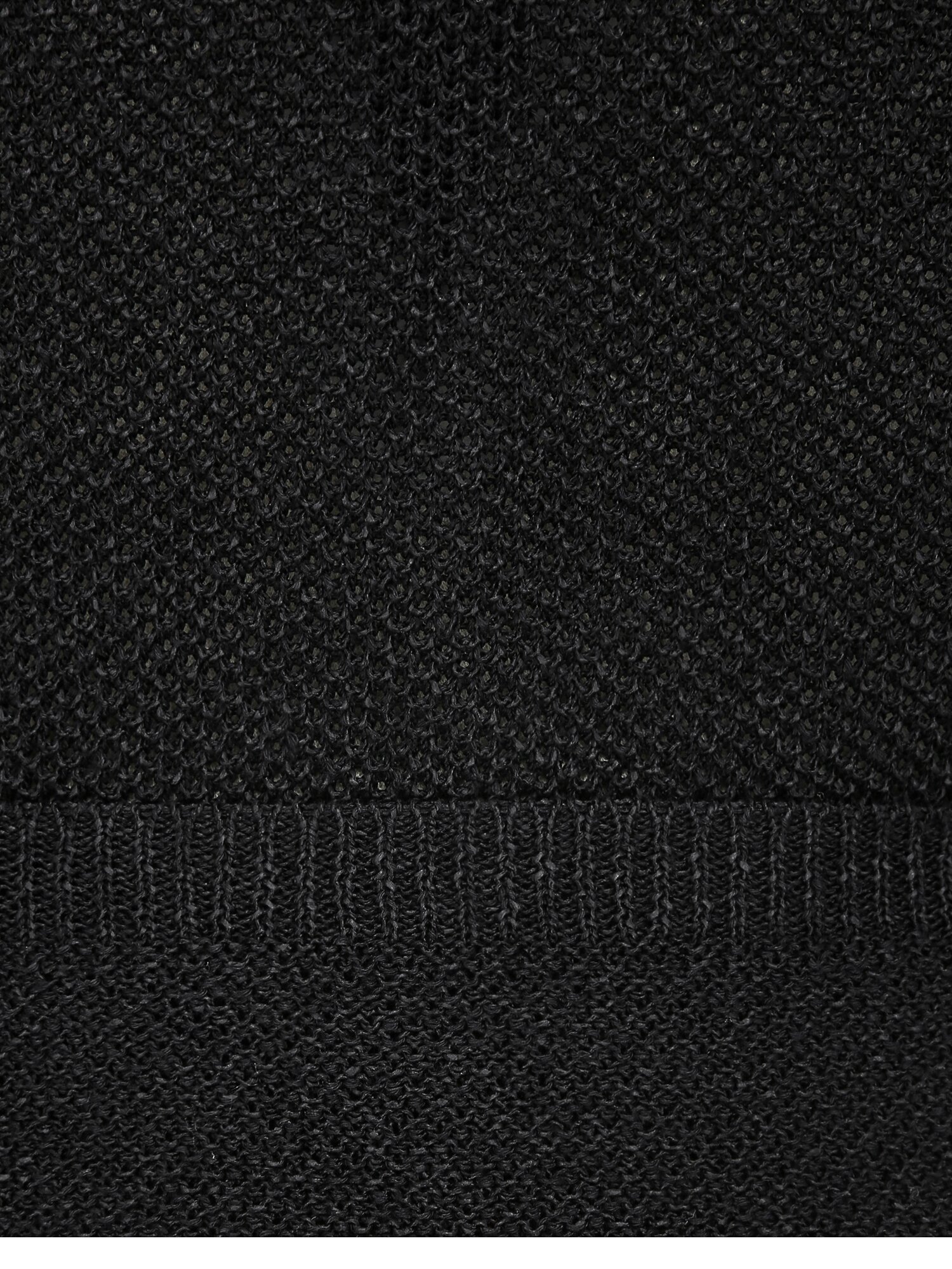 로고 장식 후드 집업 가디건 (BLACK)