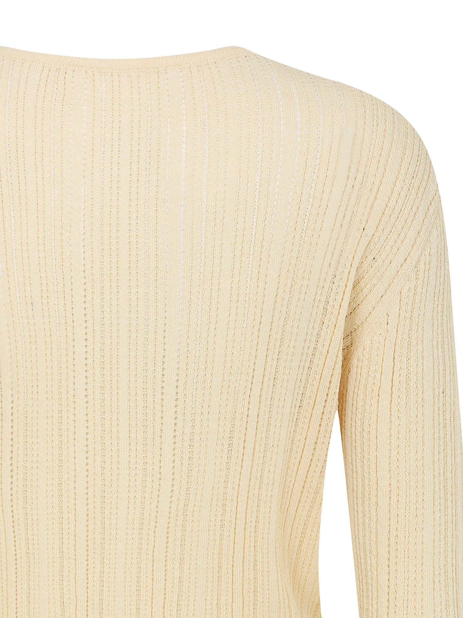 스카시 라운드넥 크롭 가디건 (YELLOW)