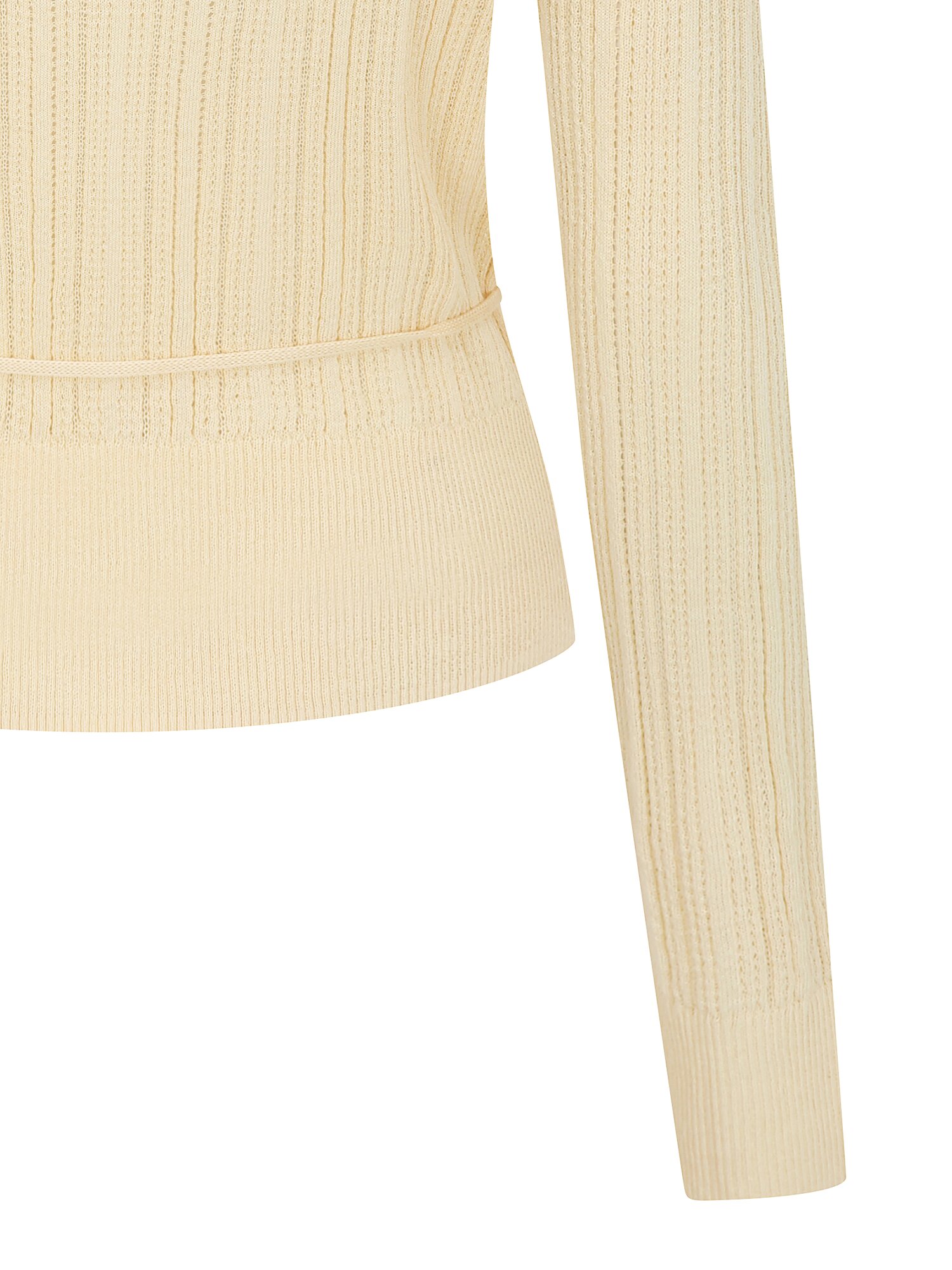 스카시 라운드넥 크롭 가디건 (YELLOW)