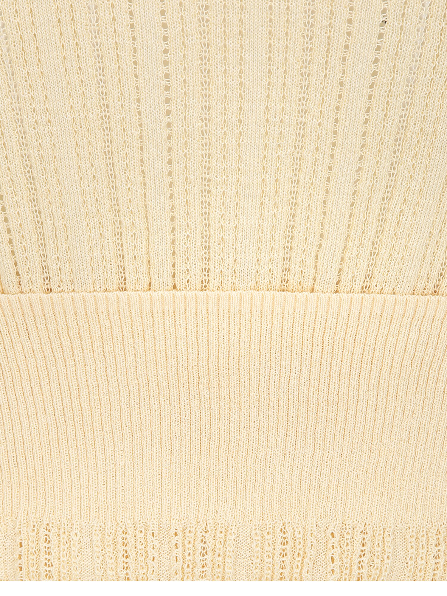 스카시 라운드넥 크롭 가디건 (YELLOW)