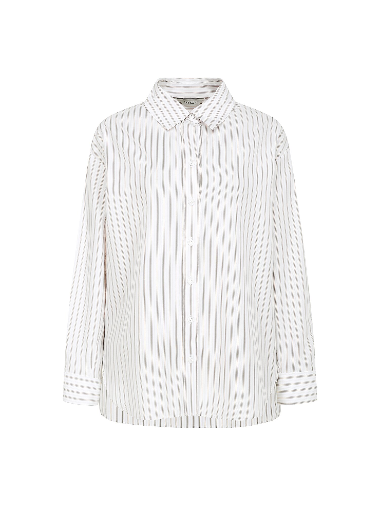 루즈핏 스트라이프 셔츠 블라우스 (STRIPE BEIGE)