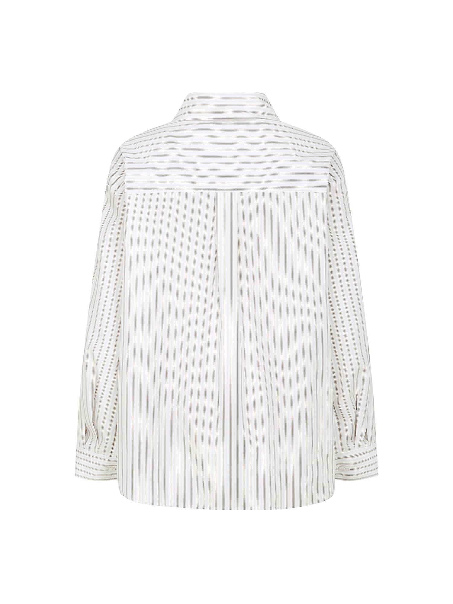 루즈핏 스트라이프 셔츠 블라우스 (STRIPE BEIGE)