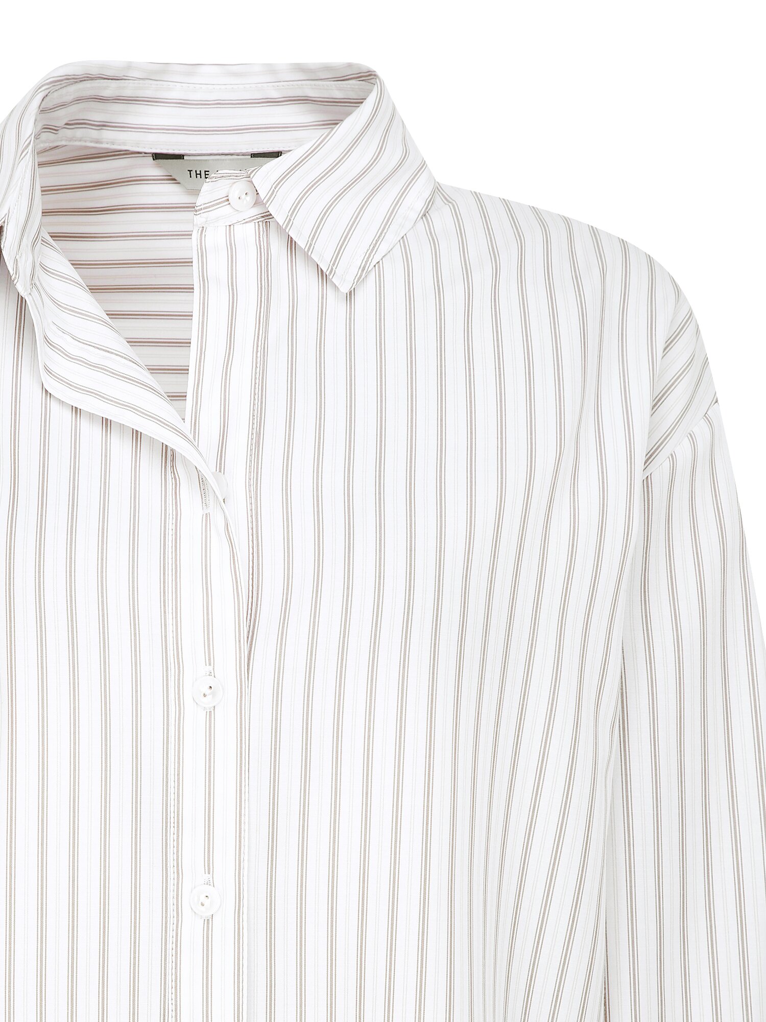 루즈핏 스트라이프 셔츠 블라우스 (STRIPE BEIGE)