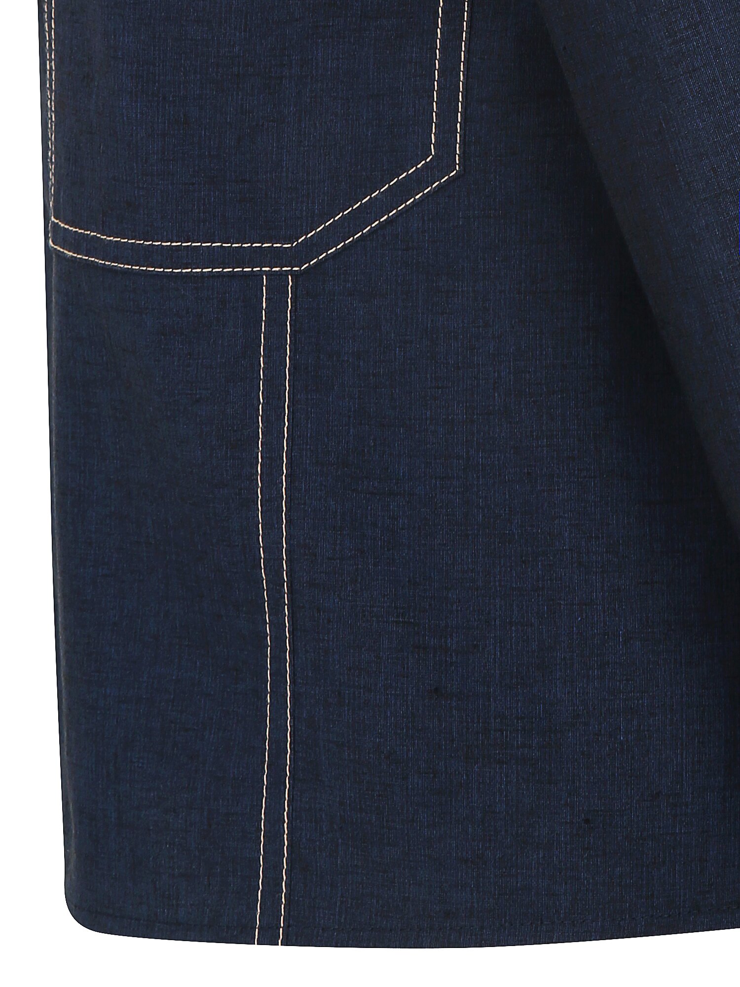 루즈핏 언밸런스 셔츠 재킷 (INDIGO)