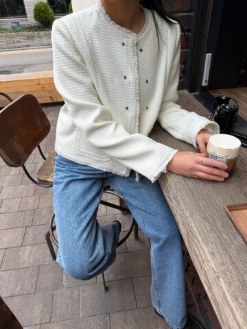 베이직 일자핏 데님 팬츠 