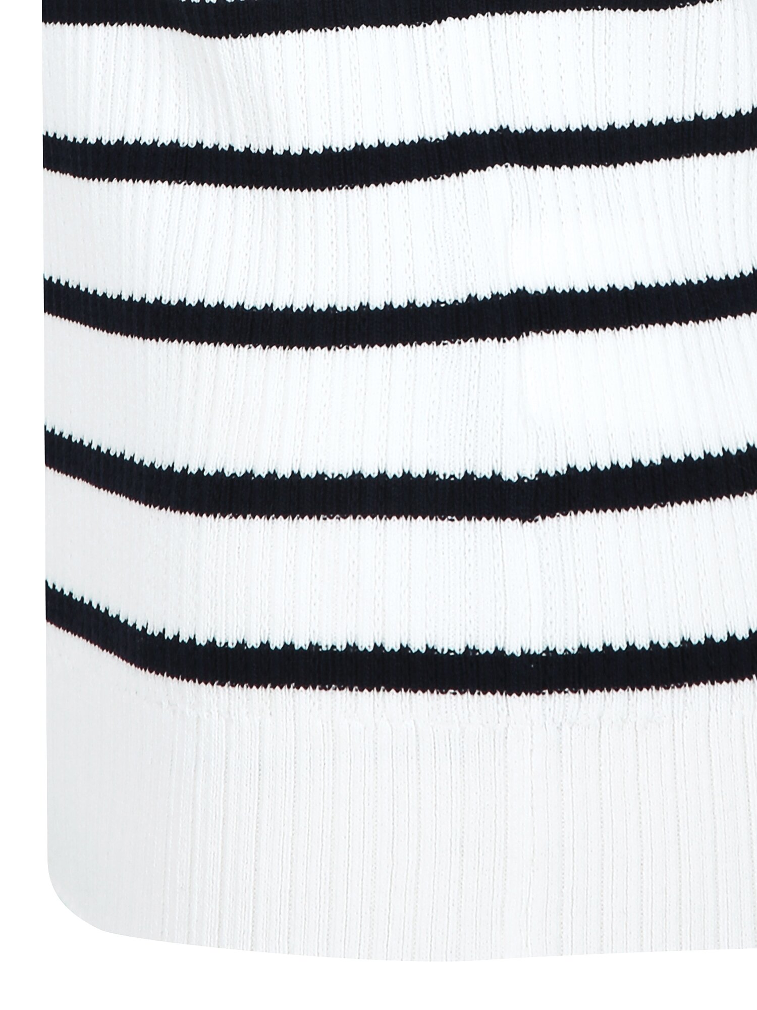 골지 투웨이 슬리브리스 니트 (STRIPE IVORY)