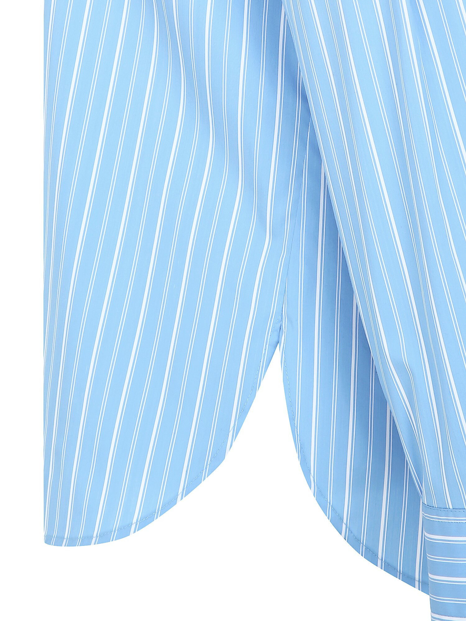 루즈핏 스트라이프 셔츠 블라우스 (STRIPE BLUE)