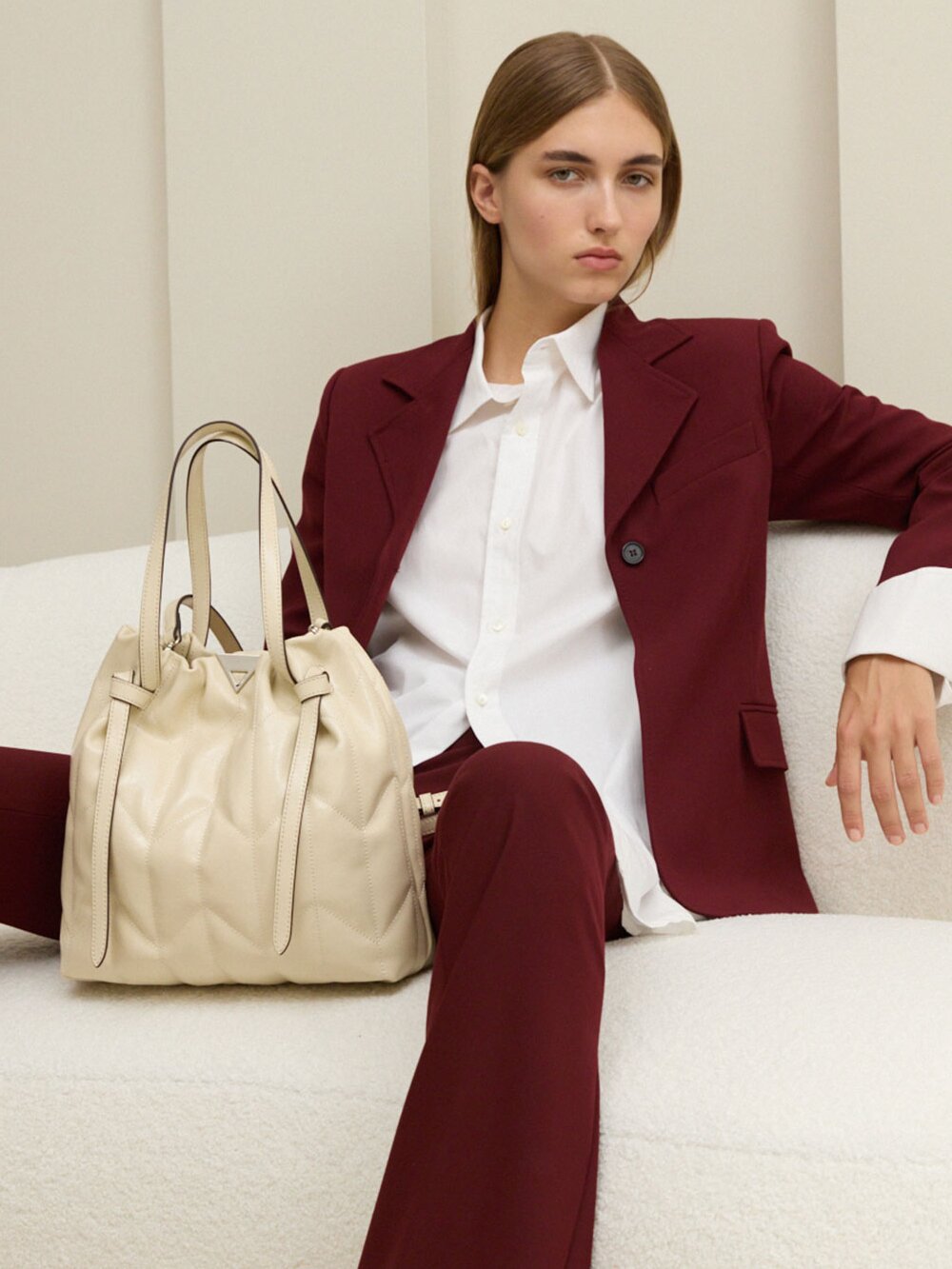 마리안느 숄더 크로스백 4colors