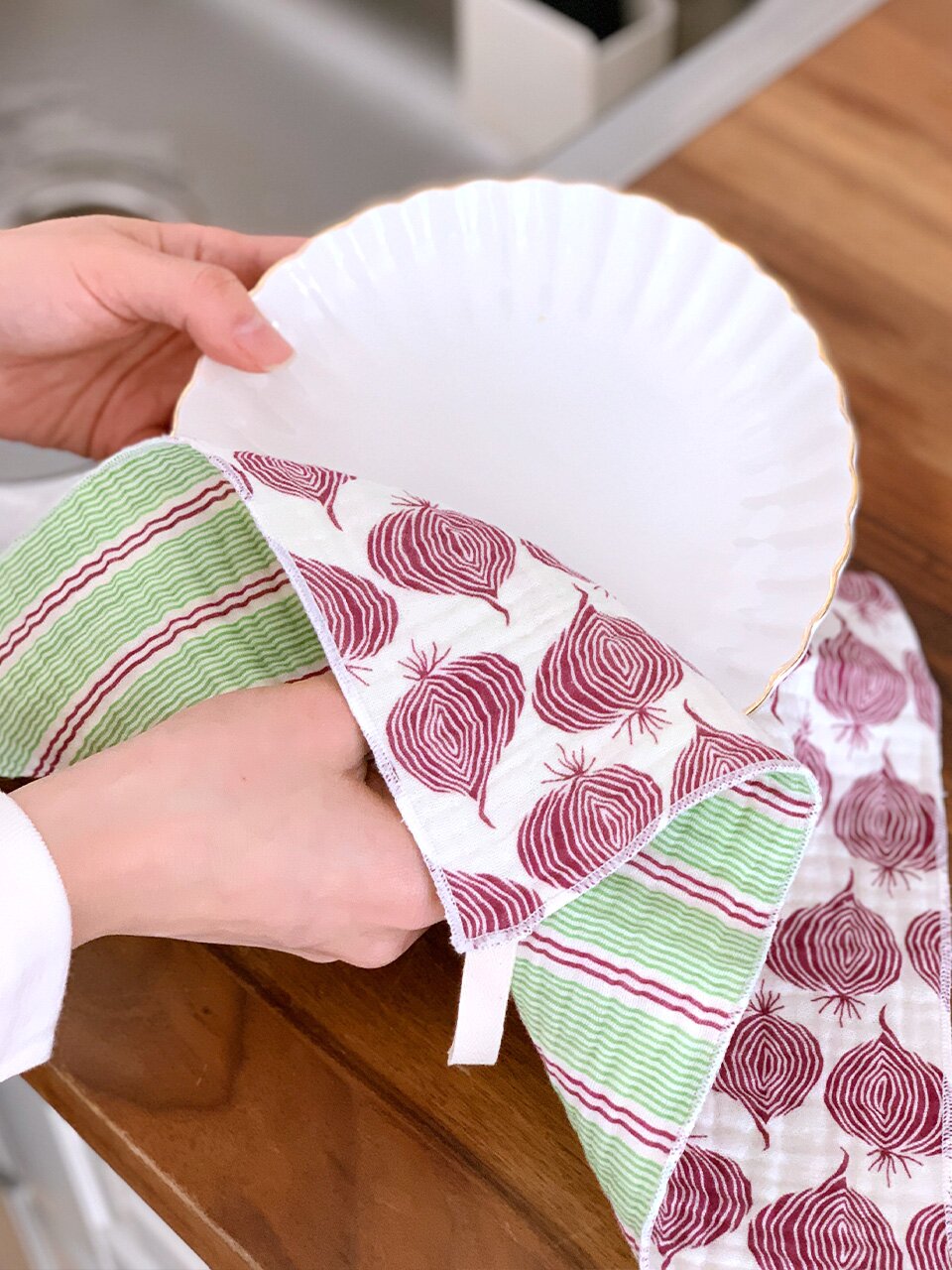 국내제작 빠른 건조 4겹 거즈 키친크로스