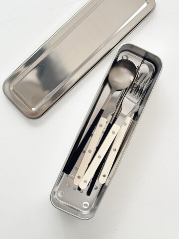 스텐 물빠짐 수저정리함 수저통 수저보관 2타입
