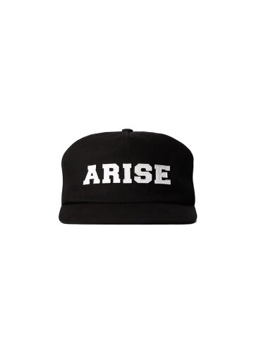 ARISE applique 5panel cap [Black]