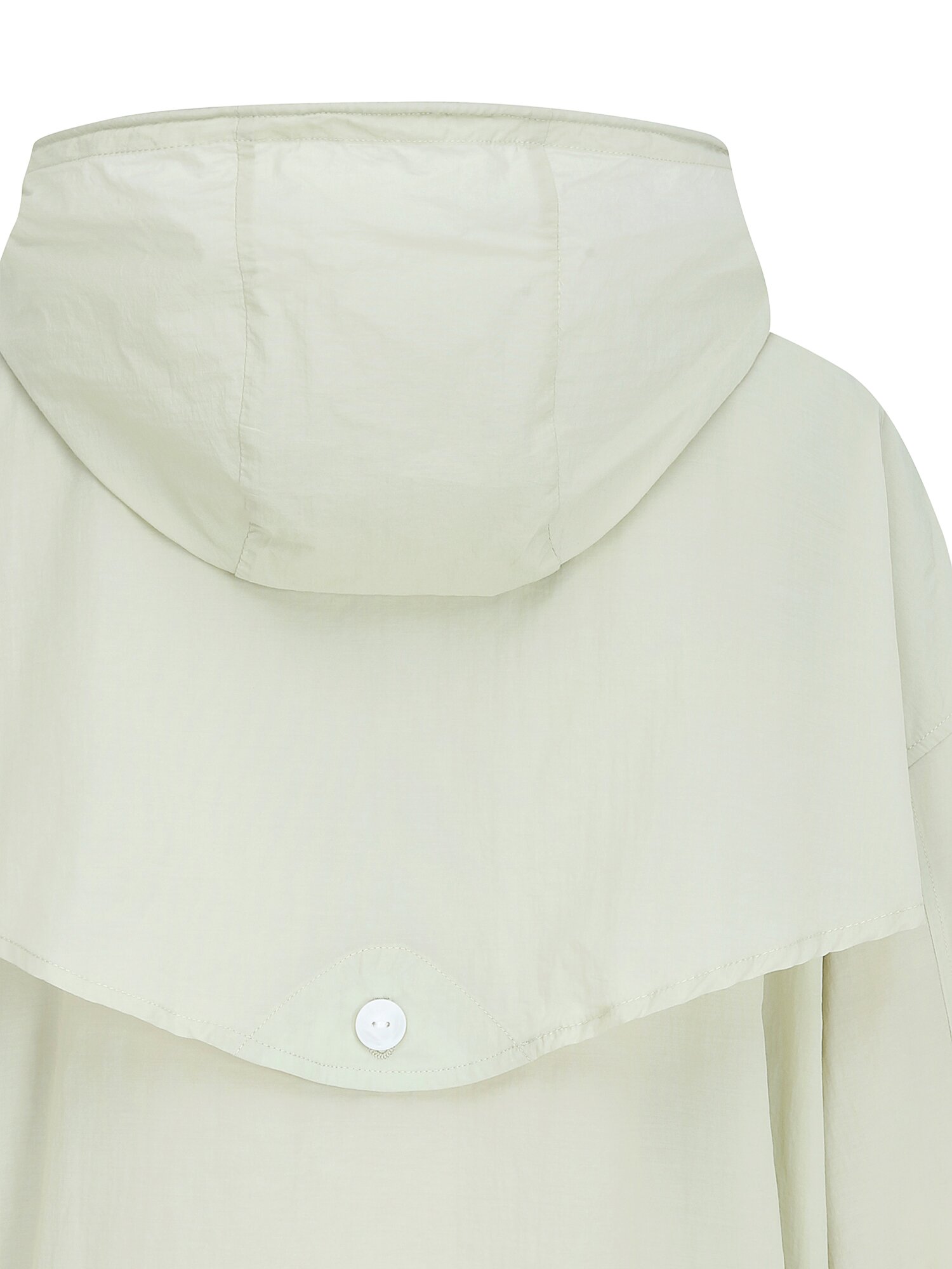 코튼 스트링 후드 집업 점퍼 (MINT)