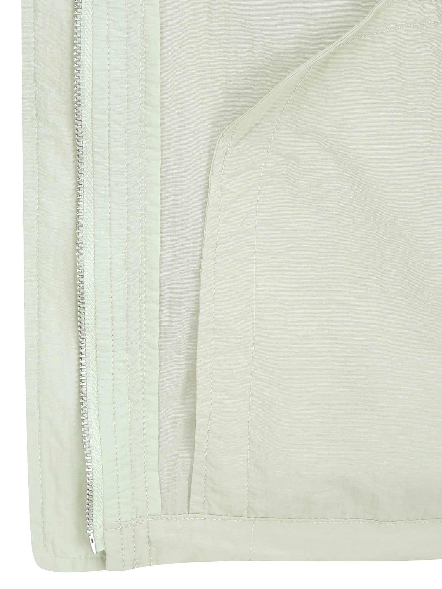 코튼 스트링 후드 집업 점퍼 (MINT)