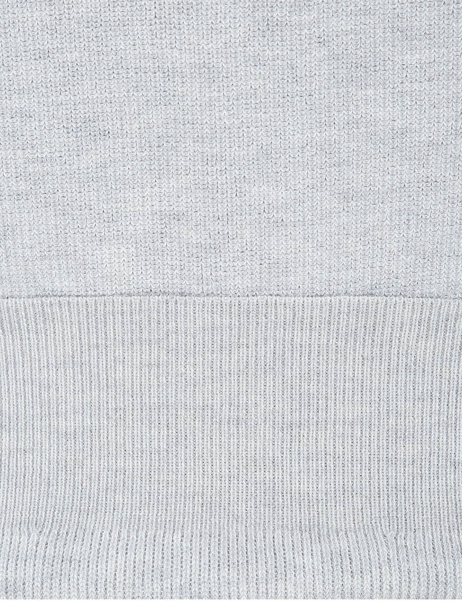 글리터 7부 브이넥 가디건 (SILVER)