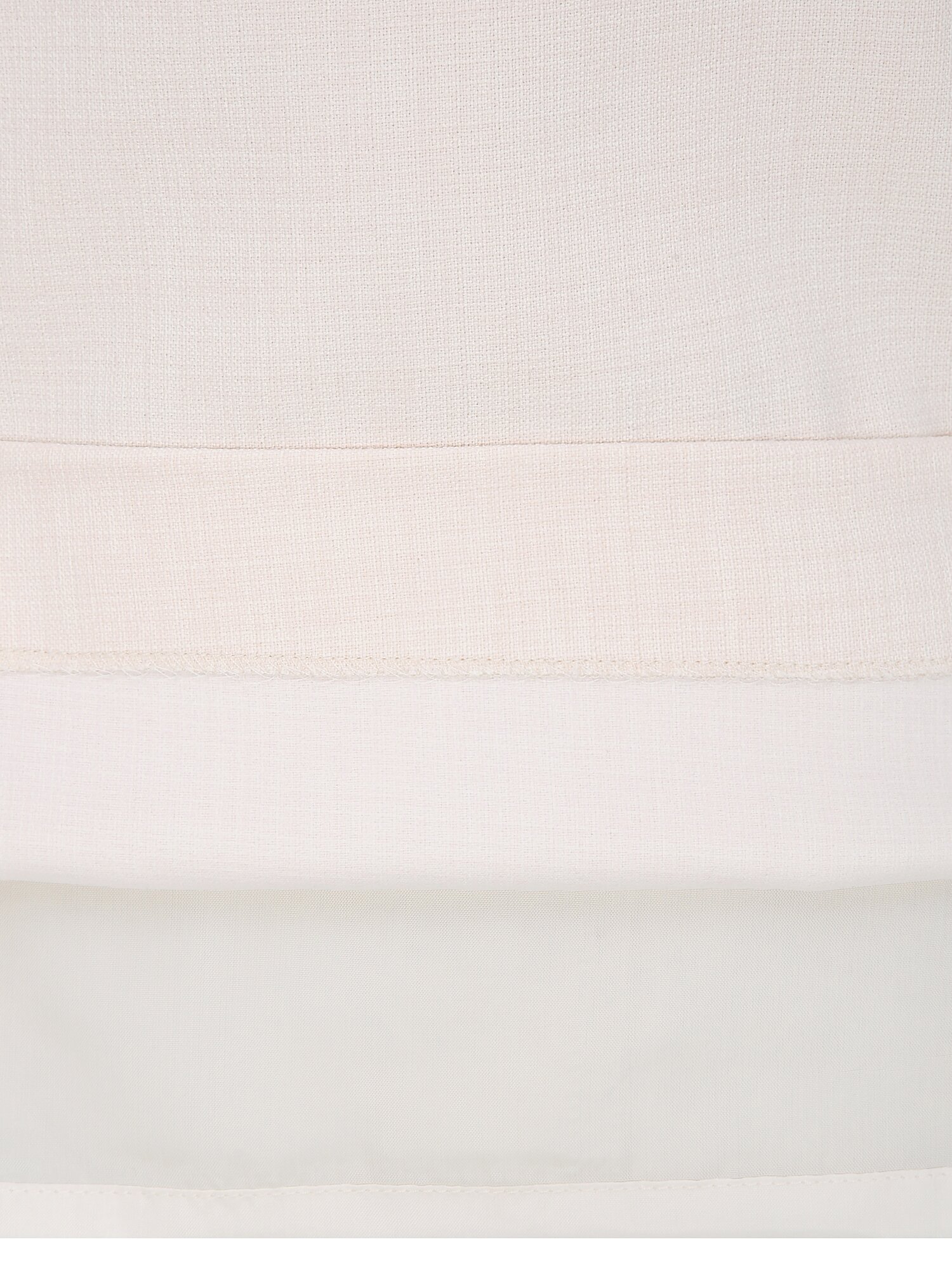 배색 A라인 원피스 +재킷 세트 (LIGHT BEIGE)