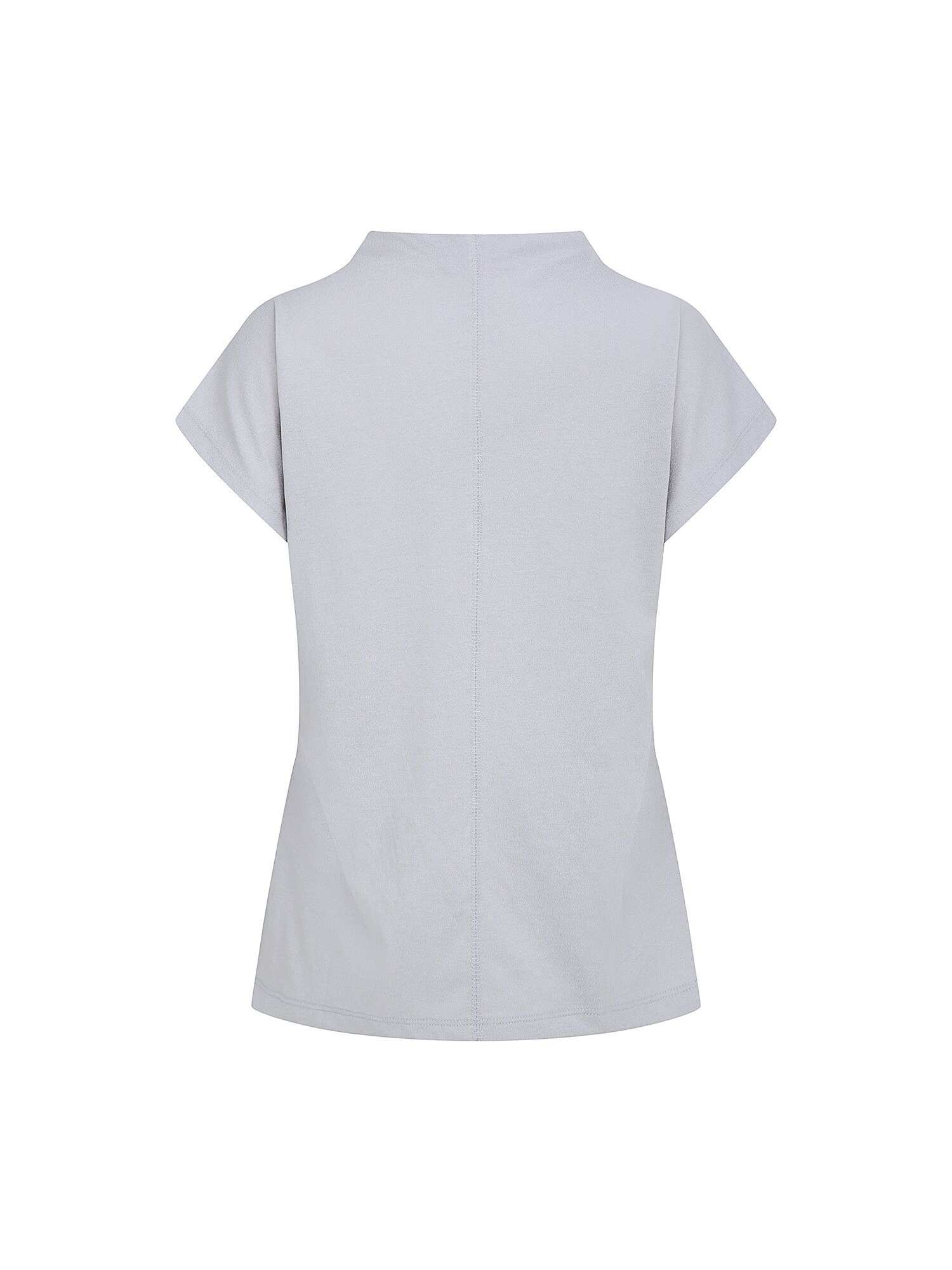 캡 슬리브 카울넥 티셔츠 (LIGHT GREY)