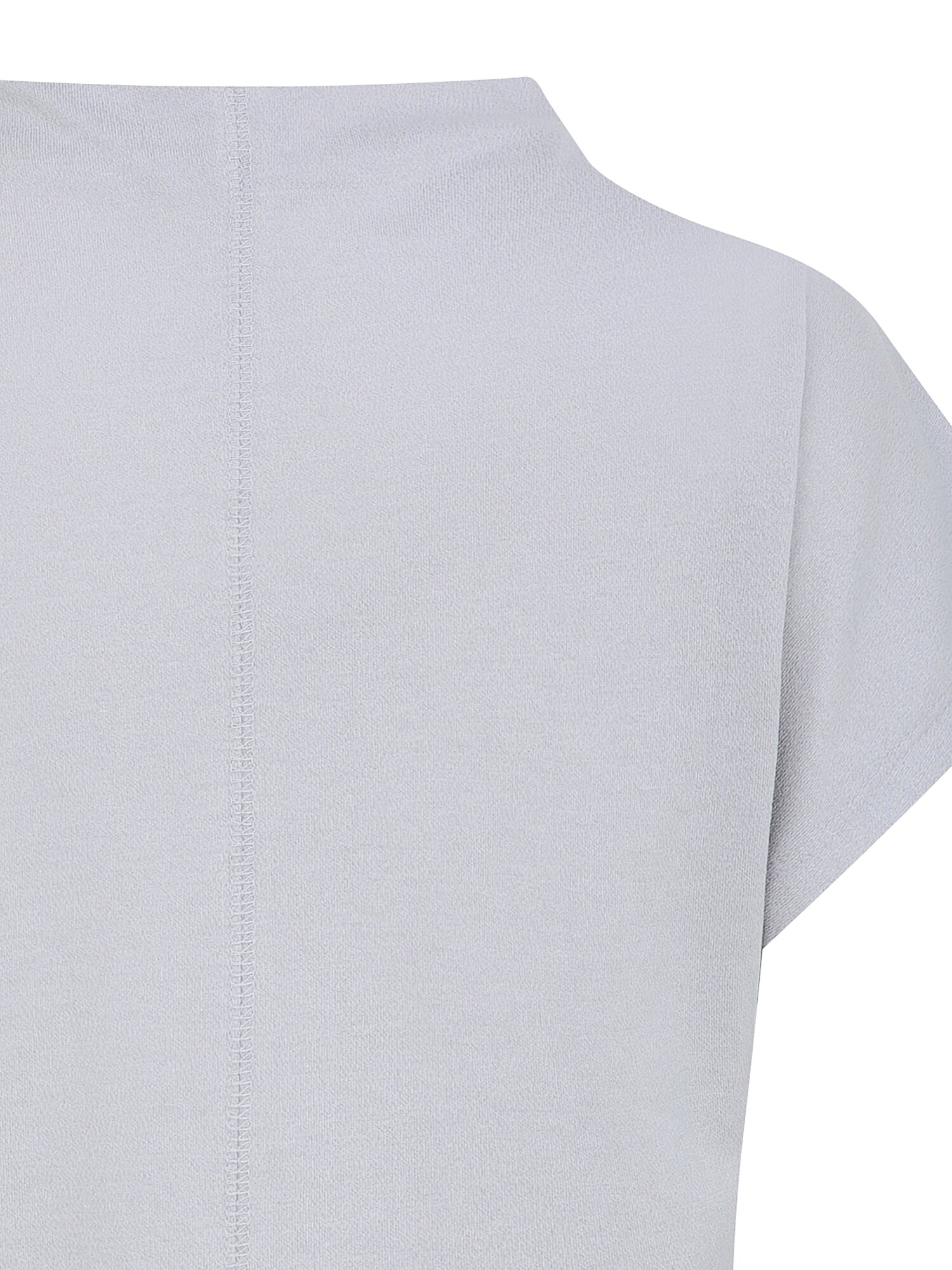 캡 슬리브 카울넥 티셔츠 (LIGHT GREY)