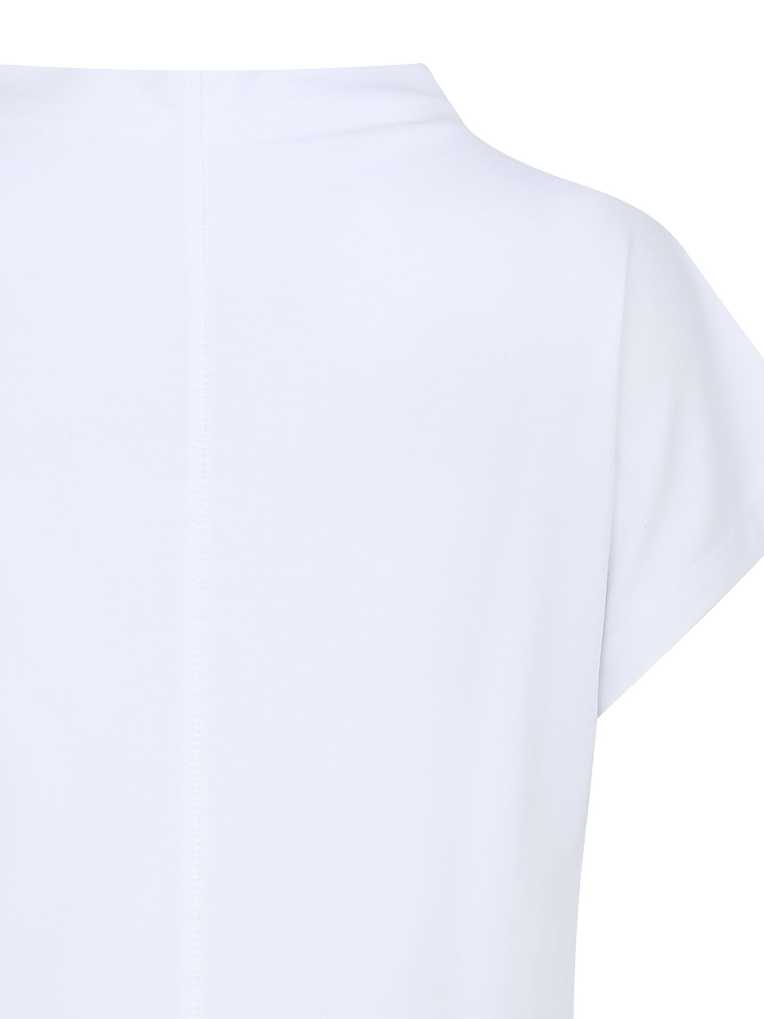 캡 슬리브 카울넥 티셔츠 (WHITE)