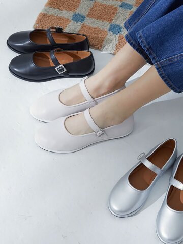 [라운지그레이]비스킷 메리제인 1CM