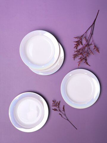 [2+2] 오로라 도자기 접시 앞접시 세트