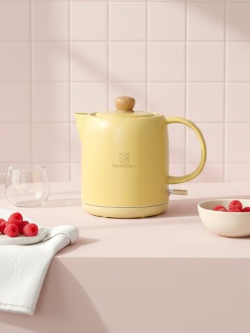 모노테일 세보리 세라믹 무선 도자기 전기포트 1L